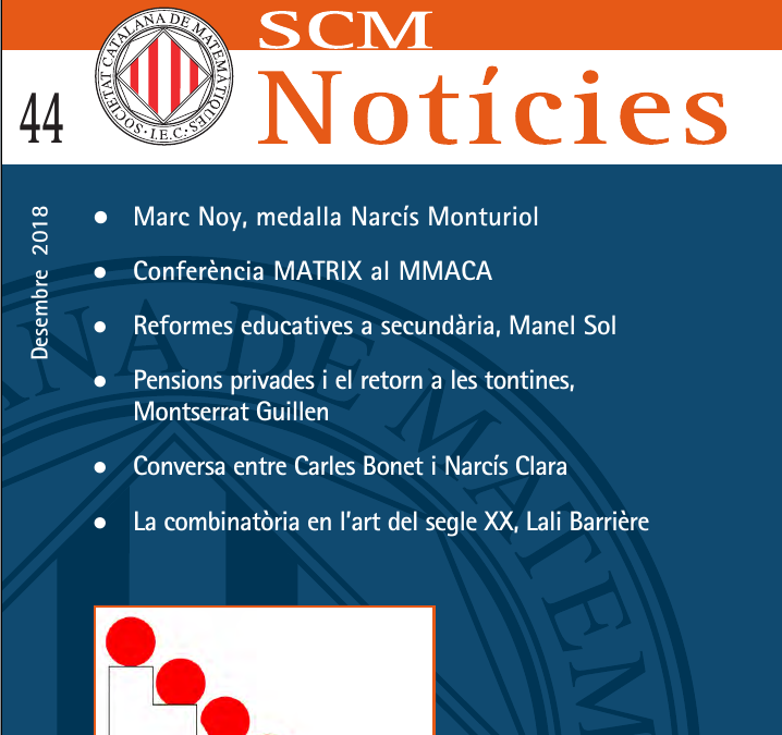 Publicació de la SCM-Notícies 44